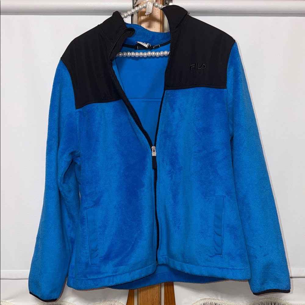 Fila Vibrant Blue and Black Jacket